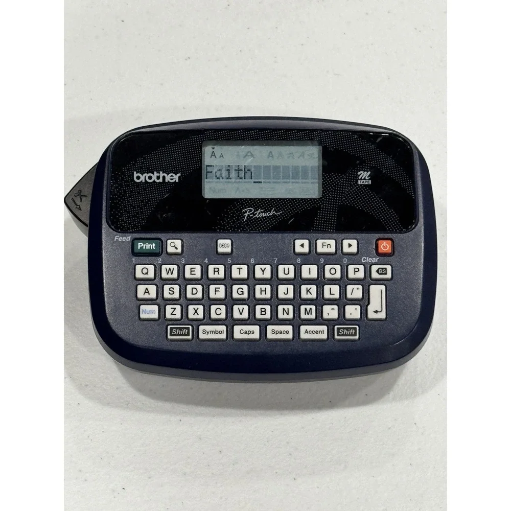 Brother P-touch Pt-45 Handheld Label Maker Very Good Working M Tape No Box